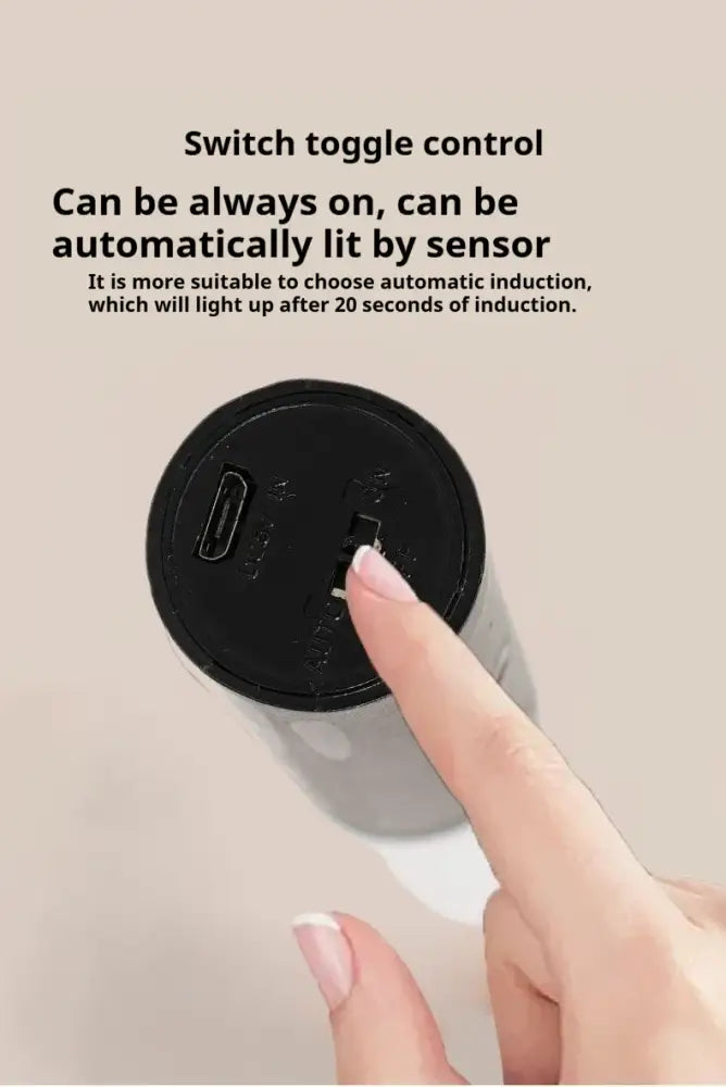 Black Motion Sensor Sconce
