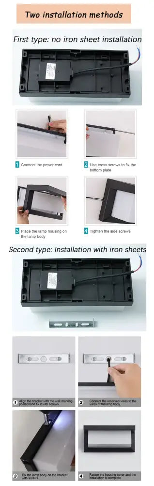 Black Frosted Glass Outdoor Light