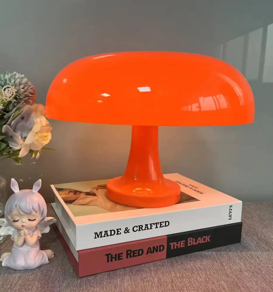 Orange Mushroom Table Lamp