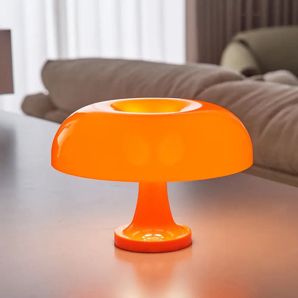 Orange Mushroom Table Lamp