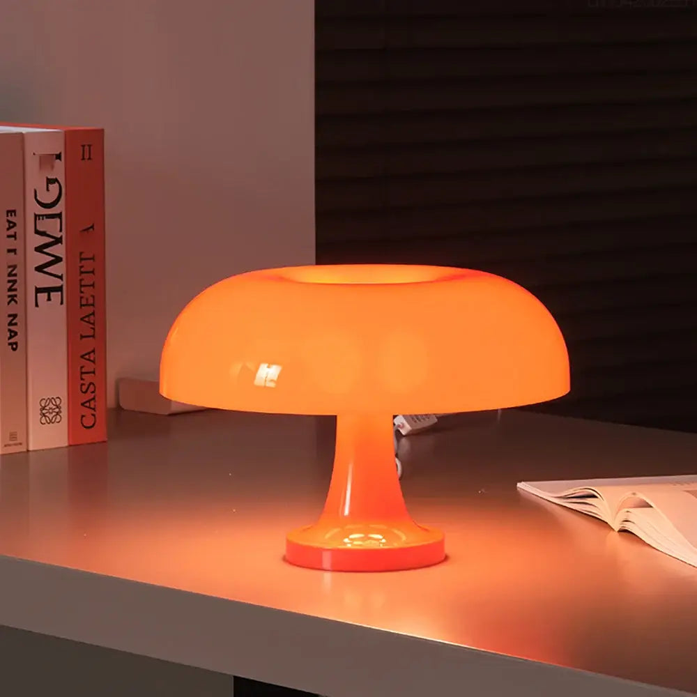Orange Mushroom Table Lamp