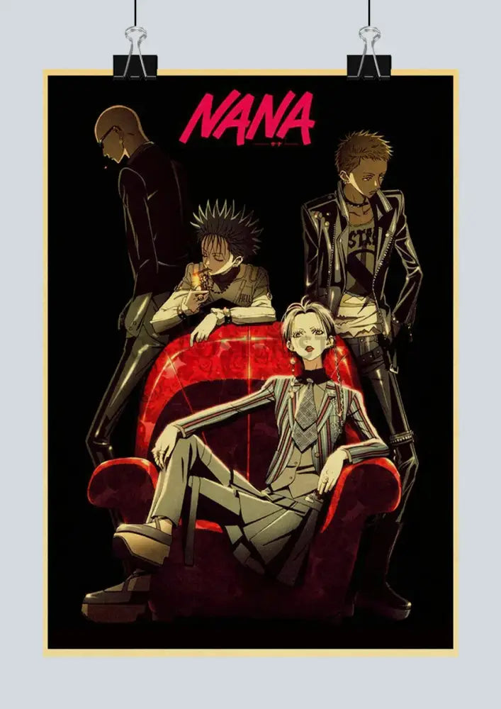 Anime Poster Set Sepia