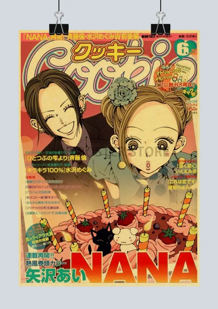 Red Black Anime Poster