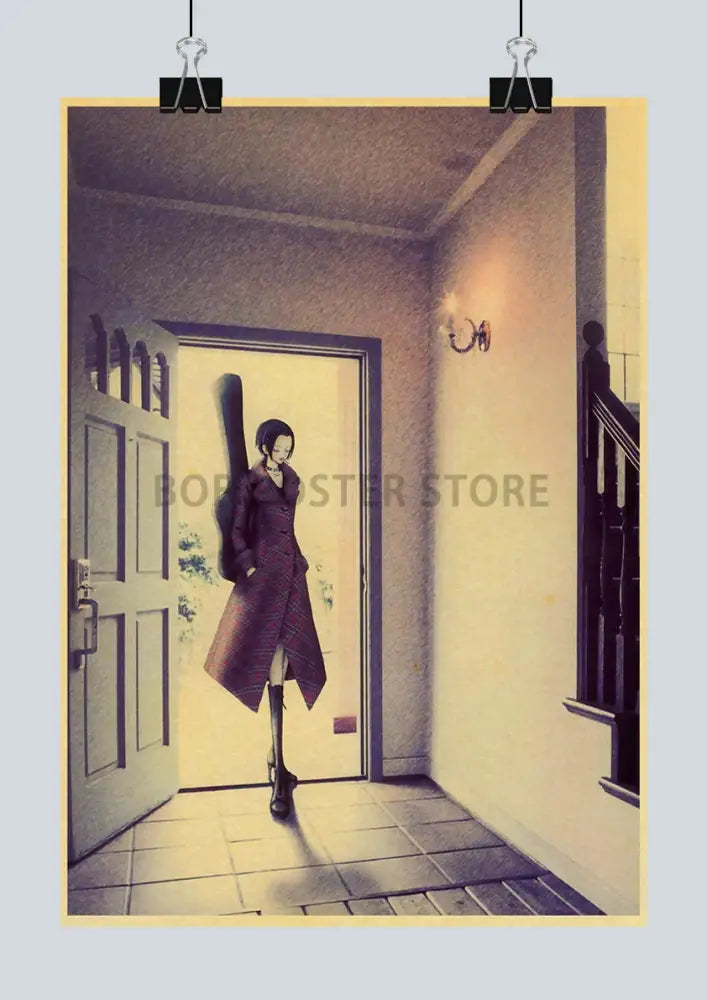 Yellow Red Anime Posters