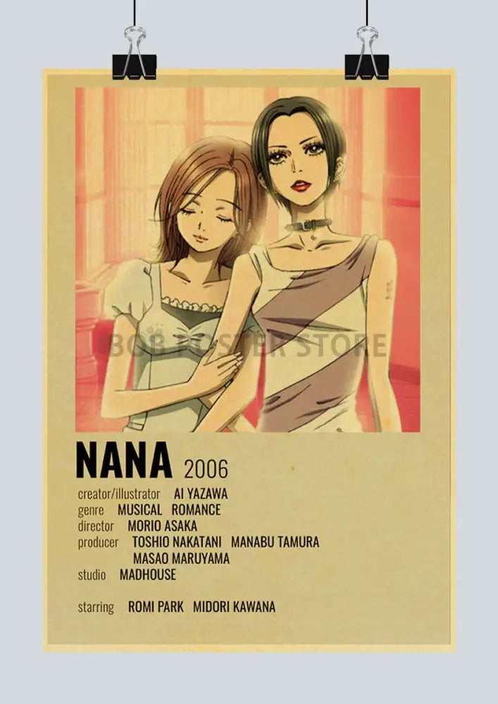 Yellow Red Anime Posters