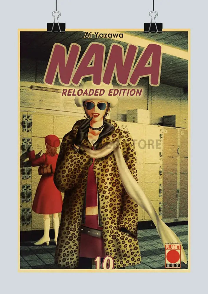 Yellow Red Anime Posters