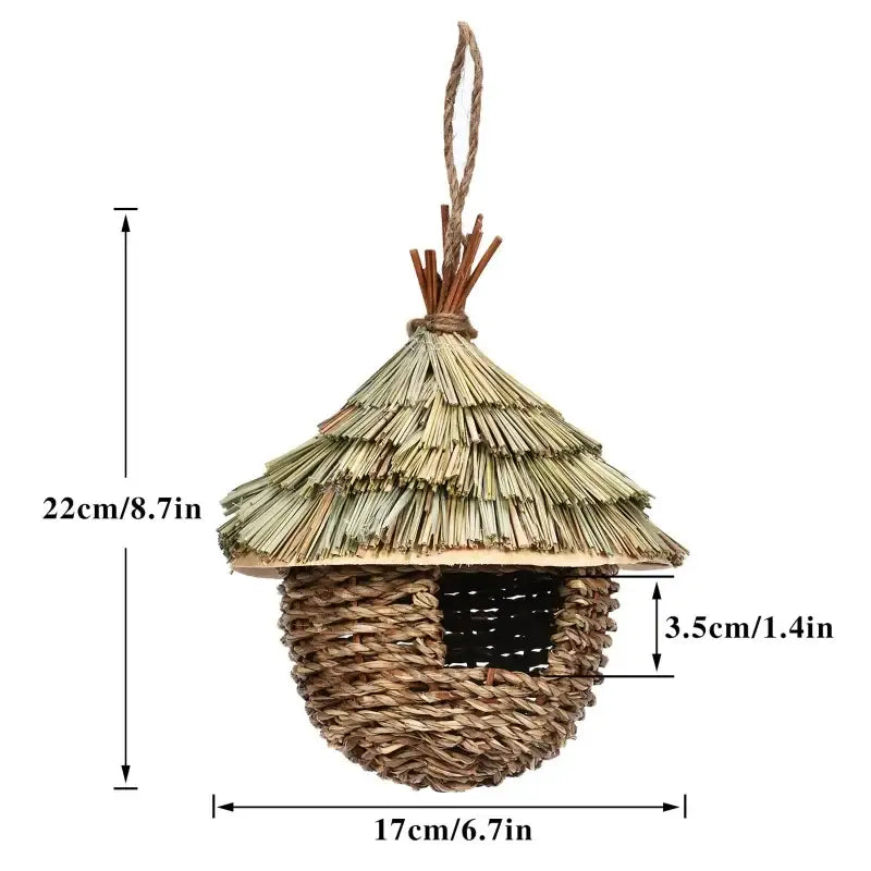 Natural Grass Bird Cage