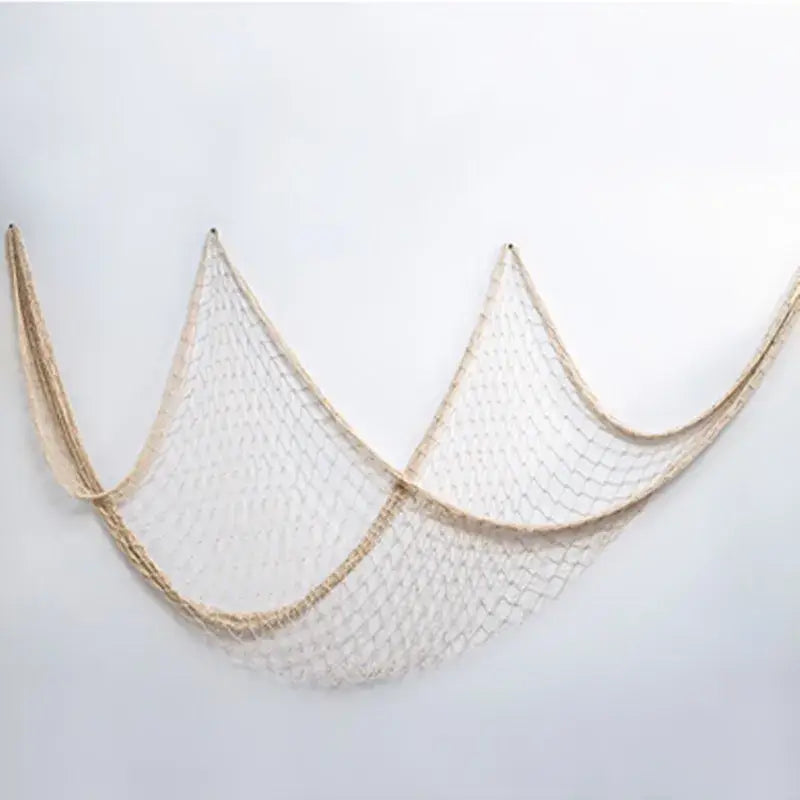 Beige Nautical Fishing Net
