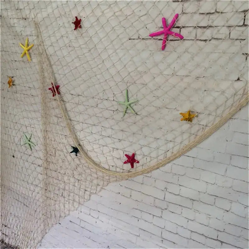 Beige Nautical Fishing Net