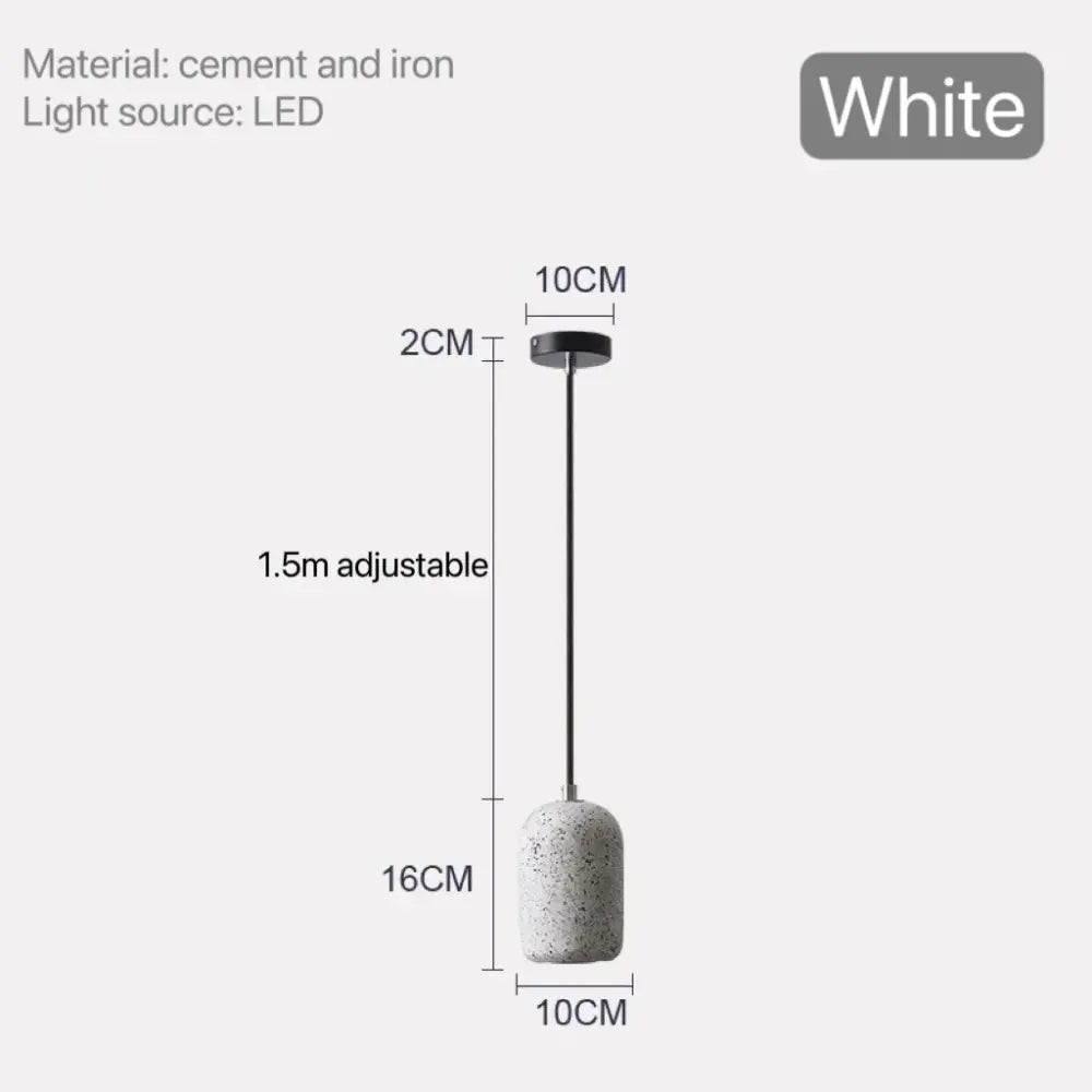 Grey Cement Pendant Lamp