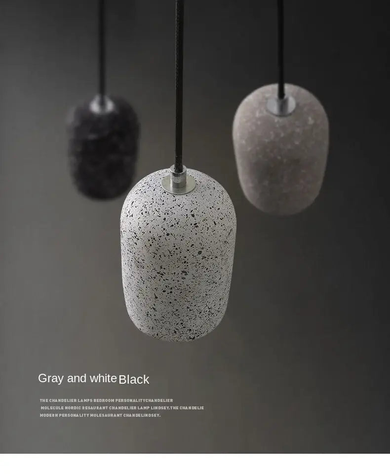 Grey Cement Pendant Lamp