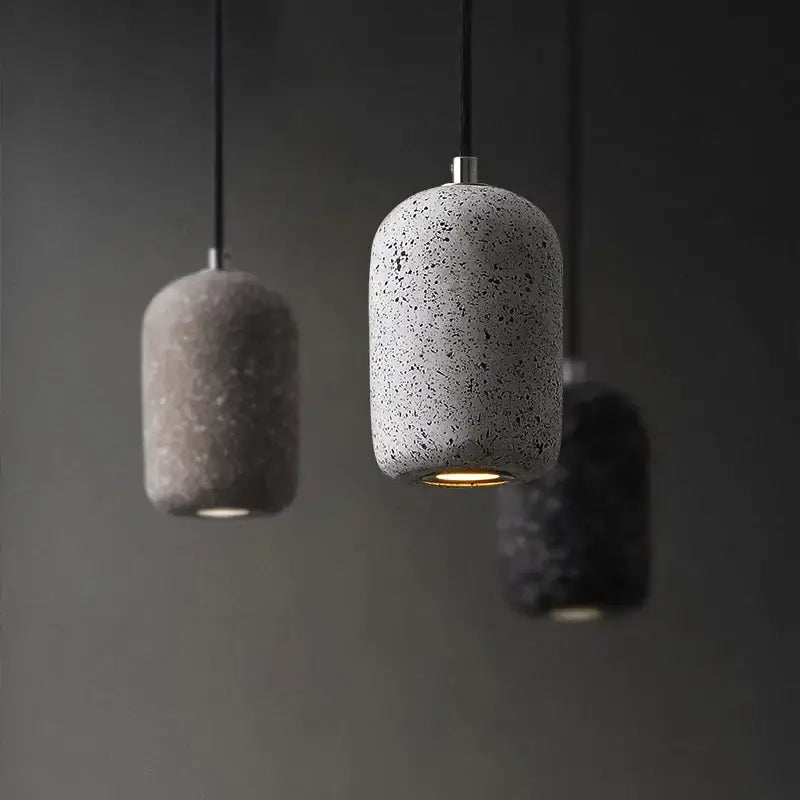 Grey Cement Pendant Lamp