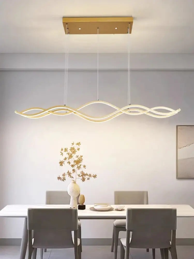 Black Nordic 3-Light Pendant for Dining Room