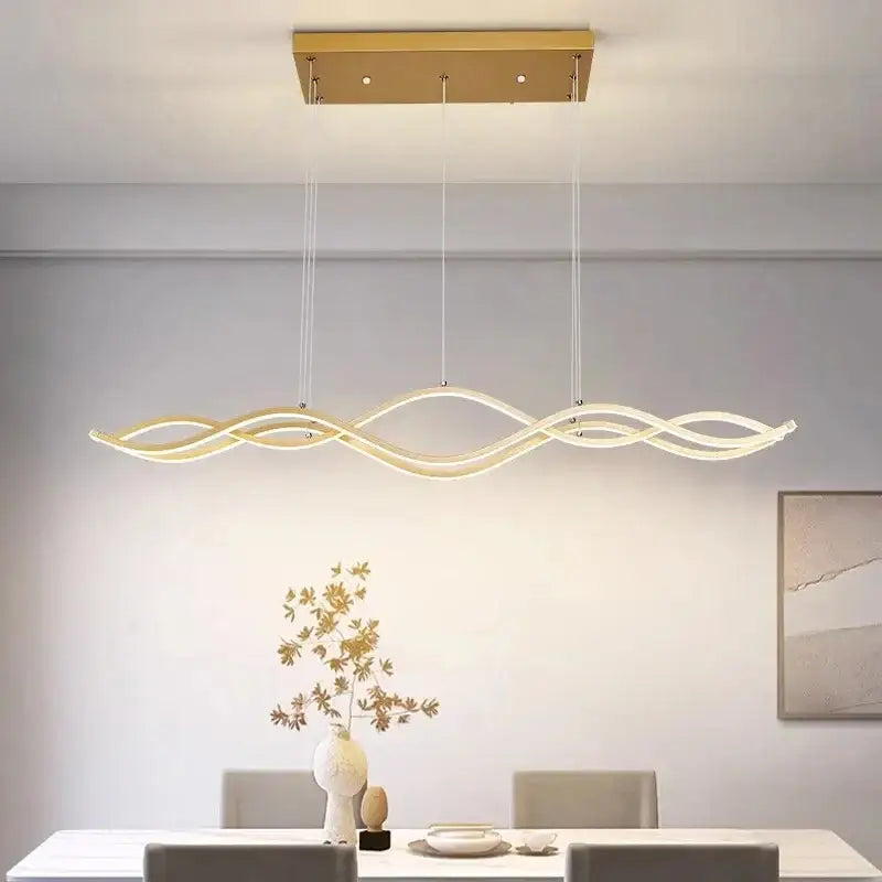 Black Nordic 3-Light Pendant for Dining Room