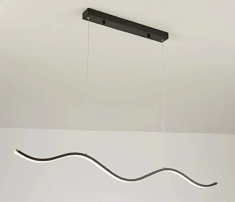 Gold Wave Chandelier