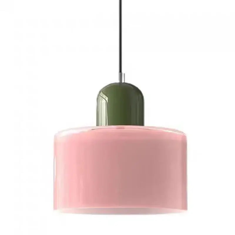 Olive Glass Pendant Chandelier