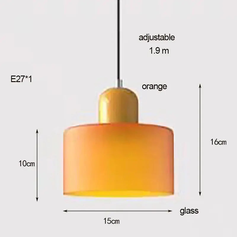 Olive Glass Pendant Chandelier