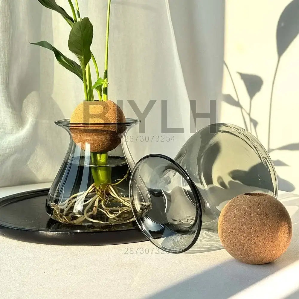 Blue Nordic Glass Vase