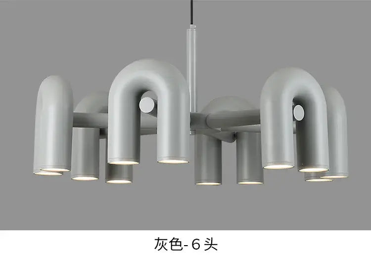 Blue LED Ceiling Chandelier