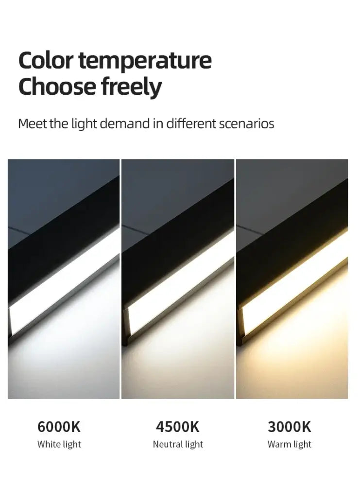 Black Nordic LED Chandelier 107-177cm