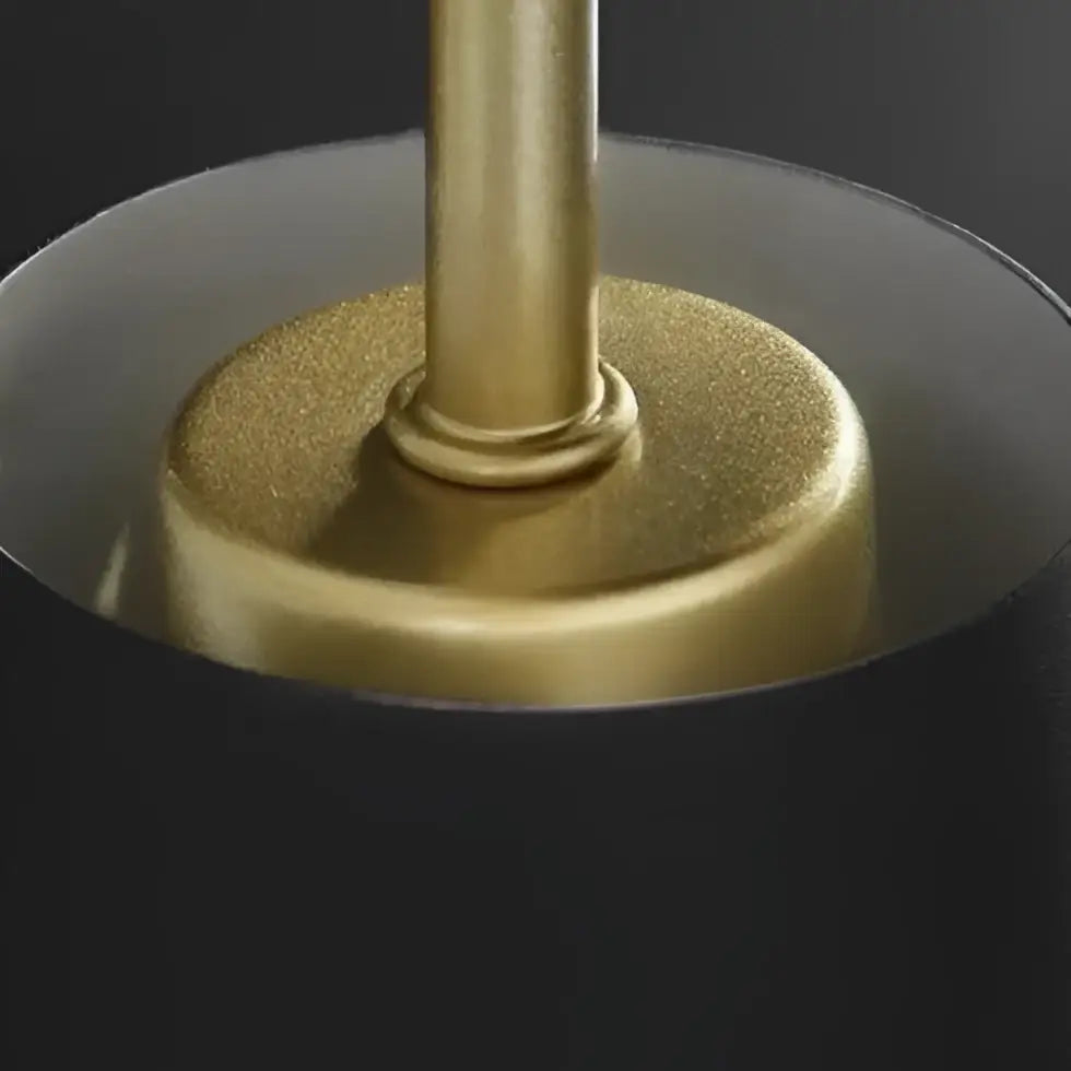 Blue Brass Conical Sconce
