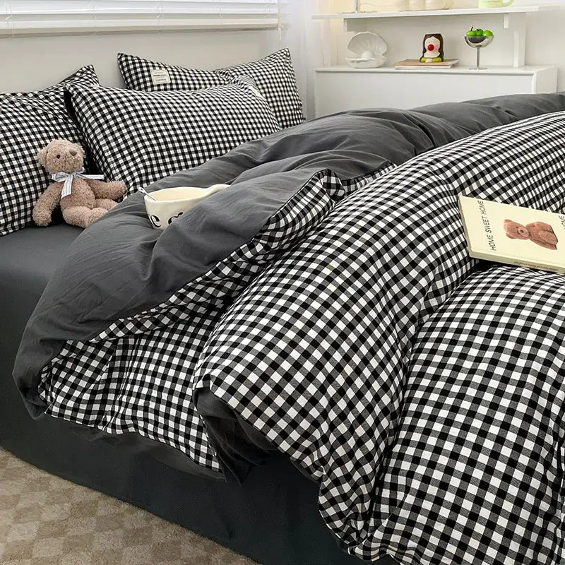 Green Cotton Bedding Set