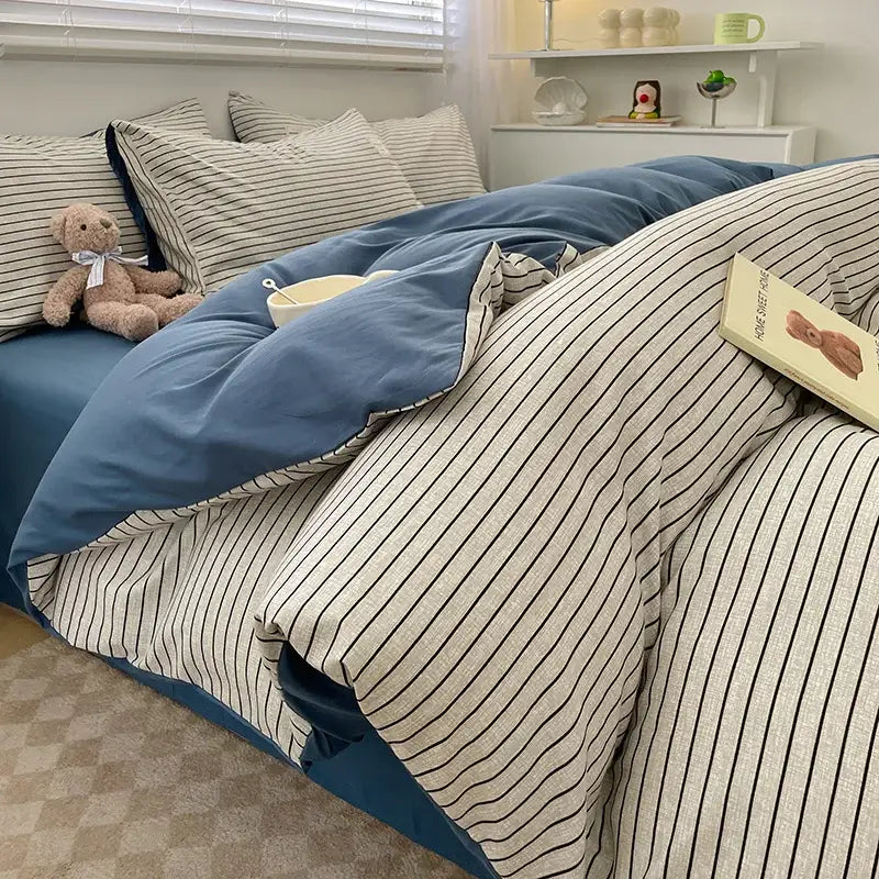 Green Cotton Bedding Set