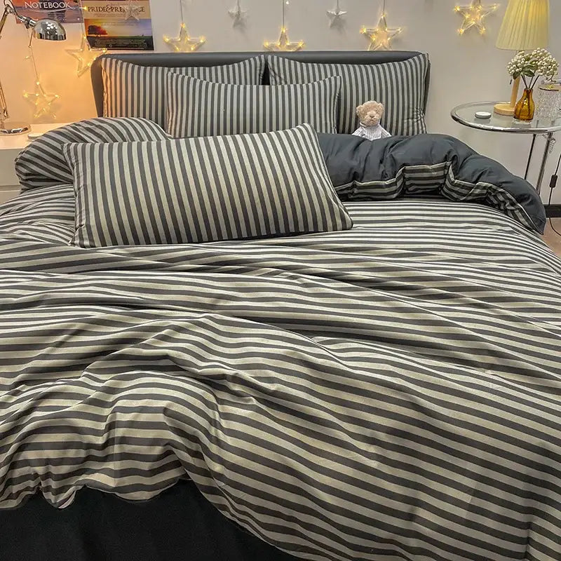 Green Cotton Bedding Set
