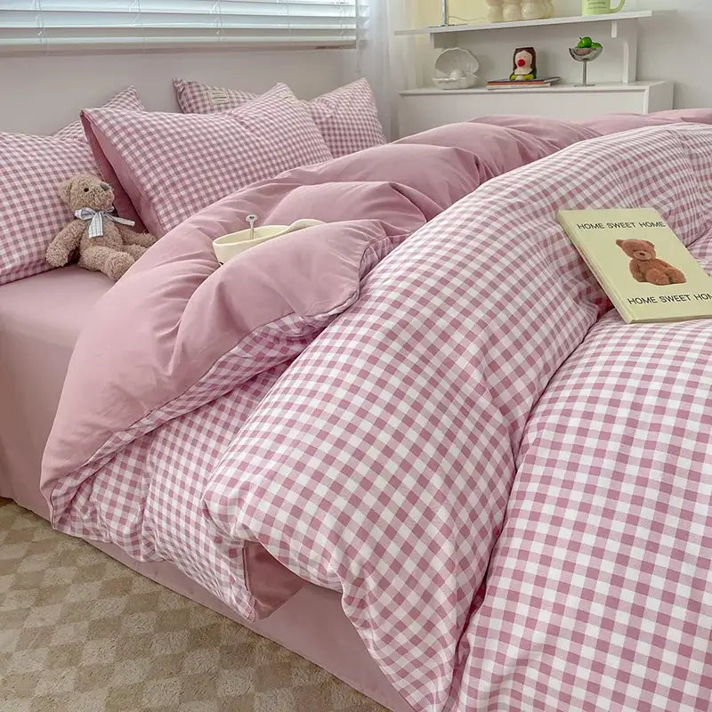 Green Cotton Bedding Set