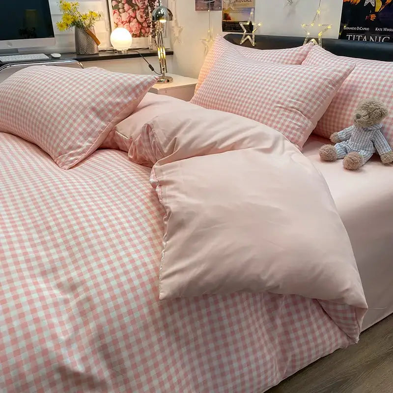 Green Cotton Bedding Set