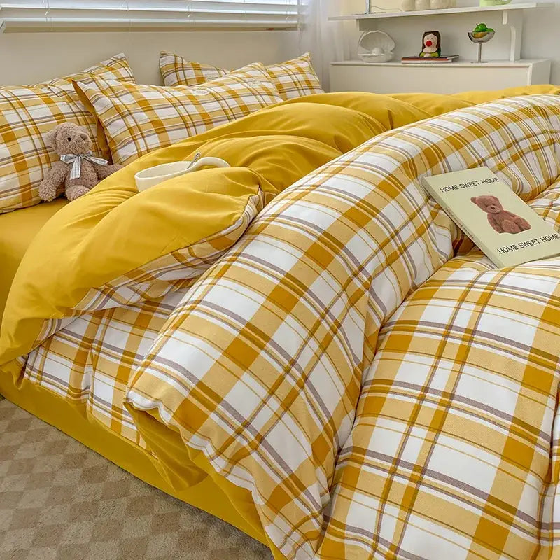 Green Cotton Bedding Set