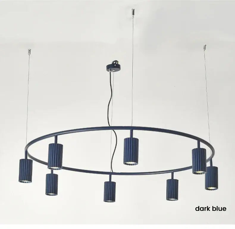 Wood Circle Chandelier