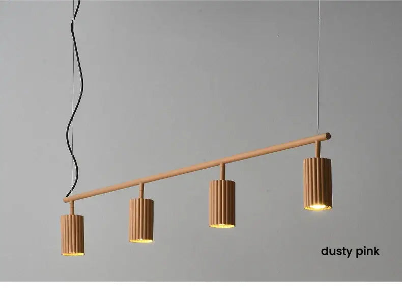 Wood Circle Chandelier
