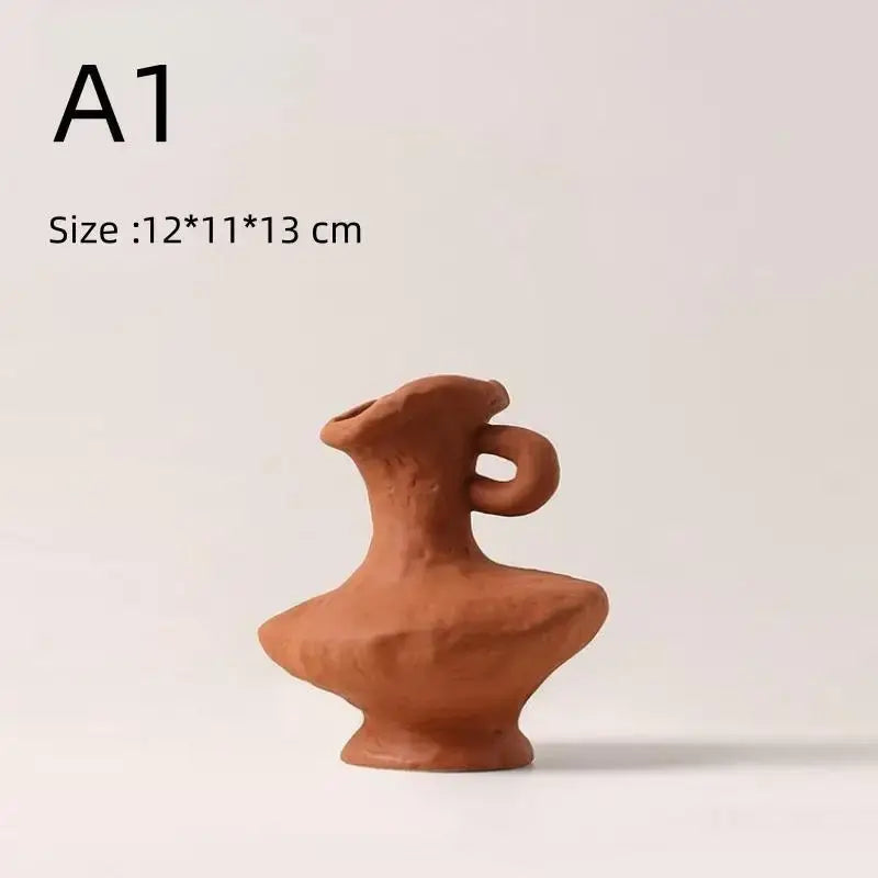 White Ceramic Flower Pots