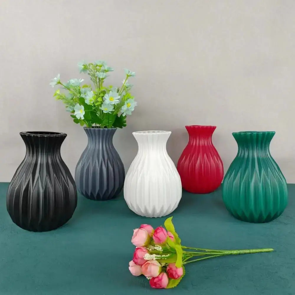 Multicolor Ceramic Flower Vase