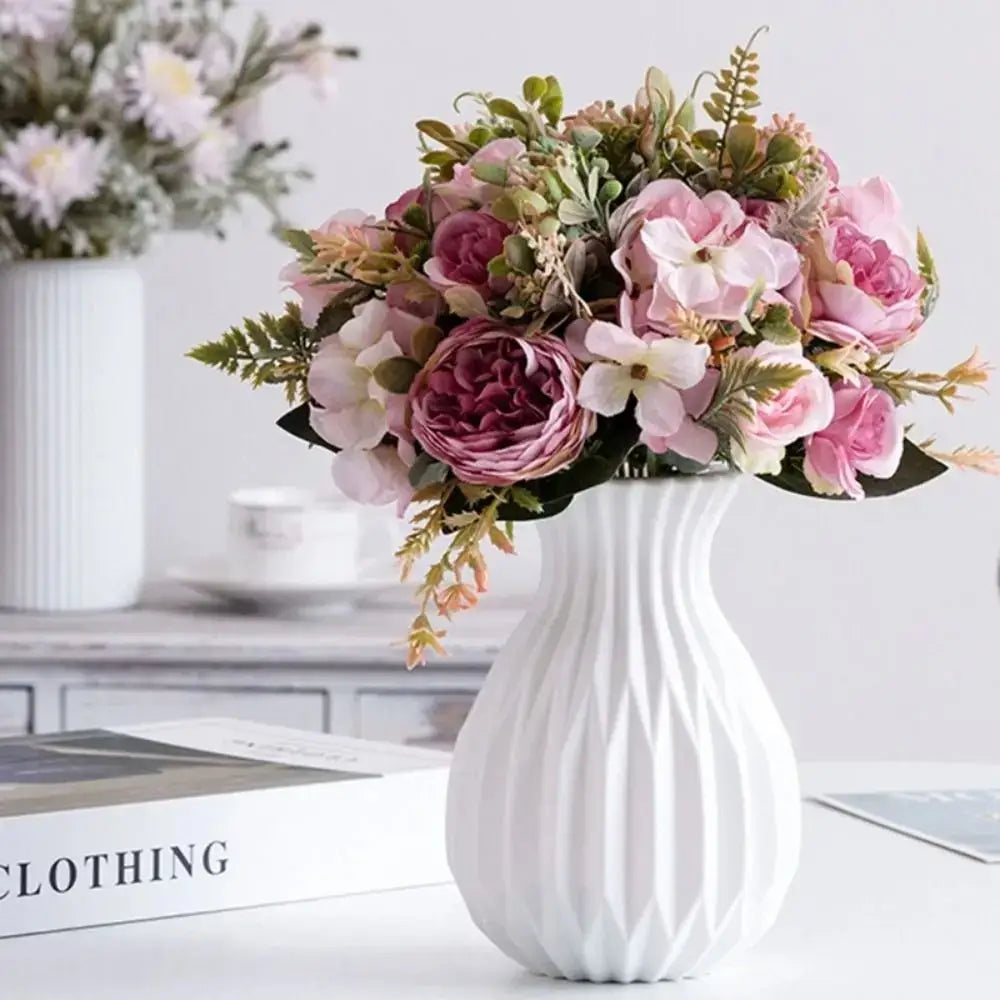 Multicolor Ceramic Flower Vase