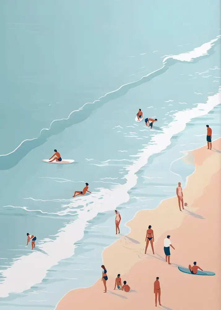 Turquoise Beach Art Prints