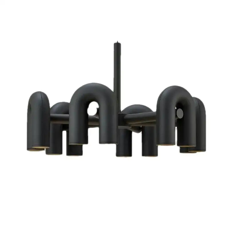 Blue U-Shape Ceiling Light