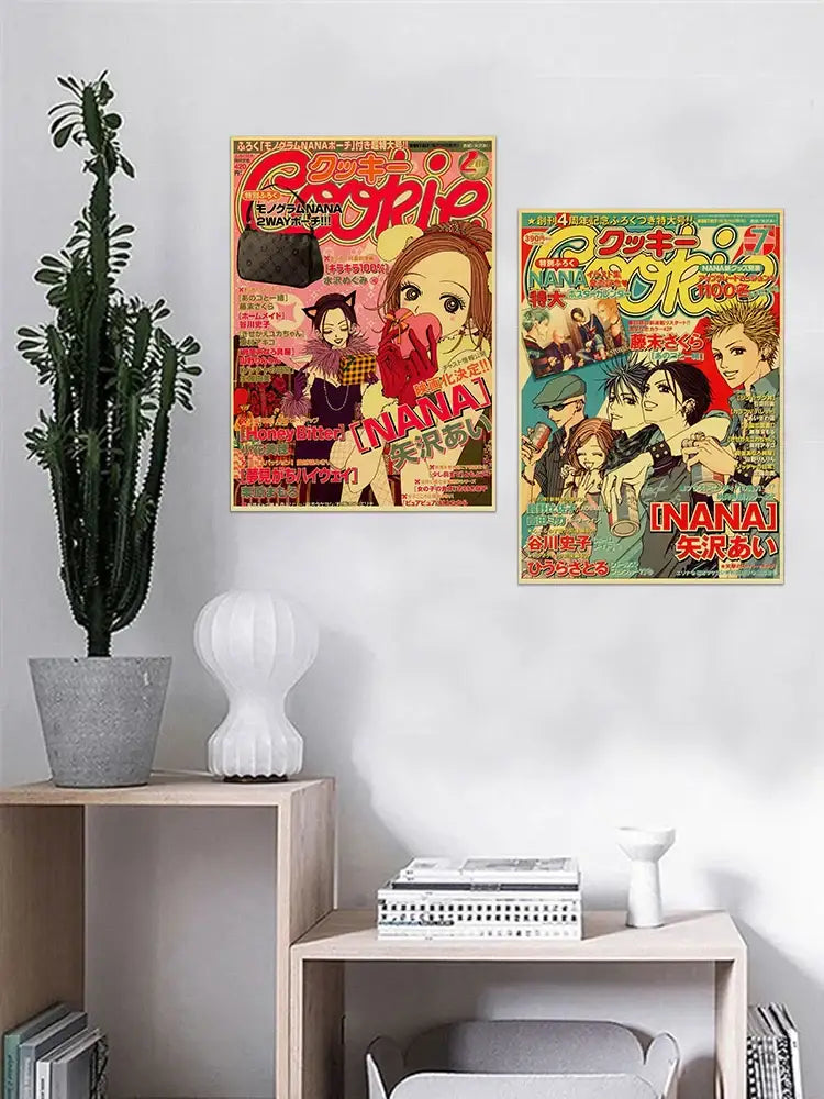 Retro Anime Wall Poster
