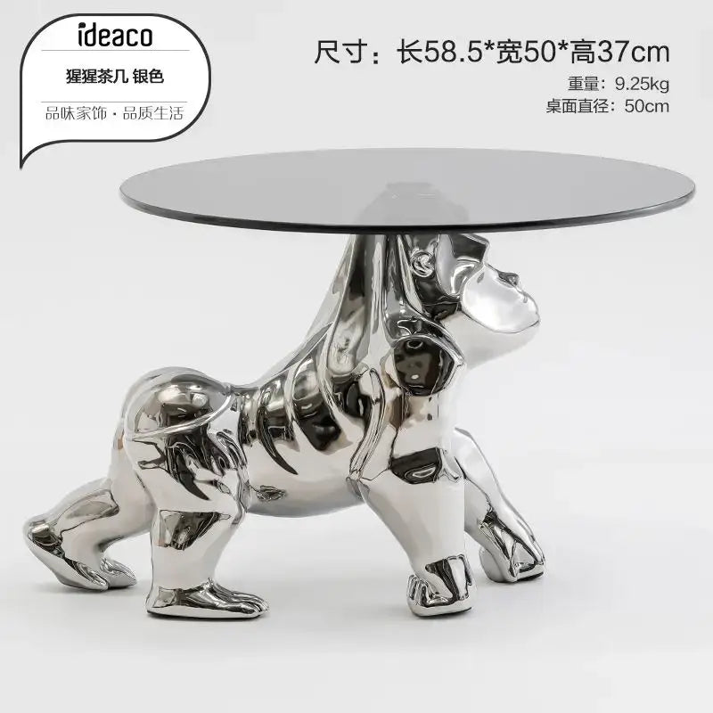 Gold Resin Octopus Table