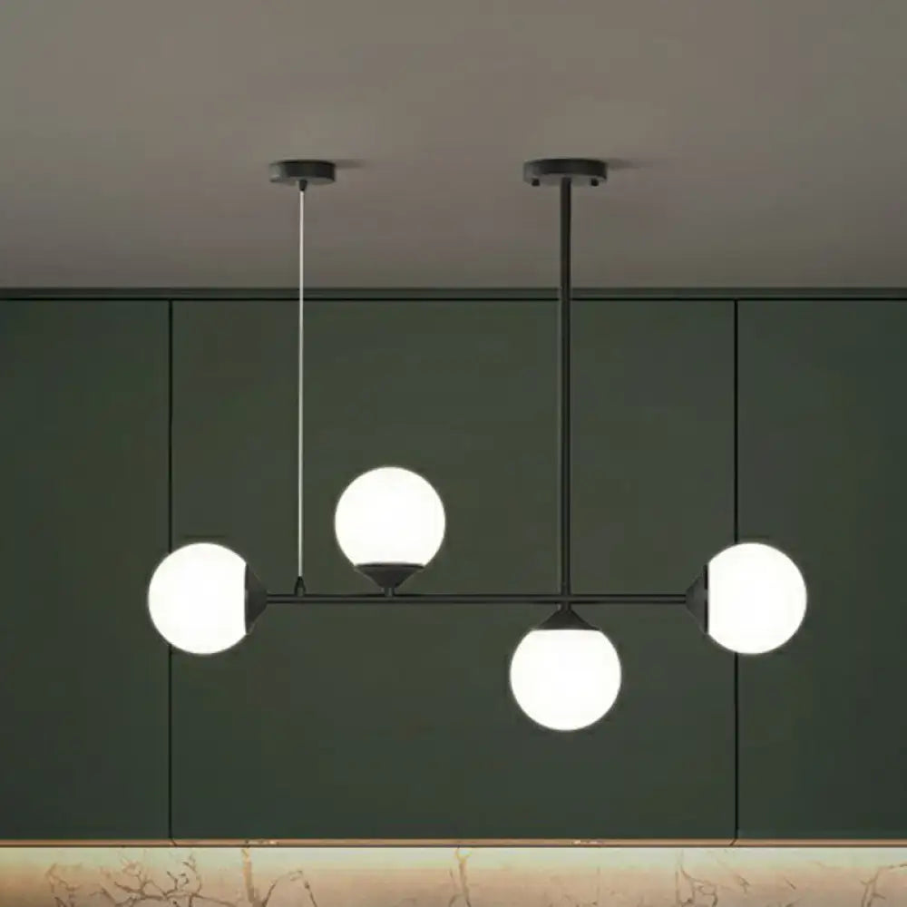 Gold Opaline Glass Pendant