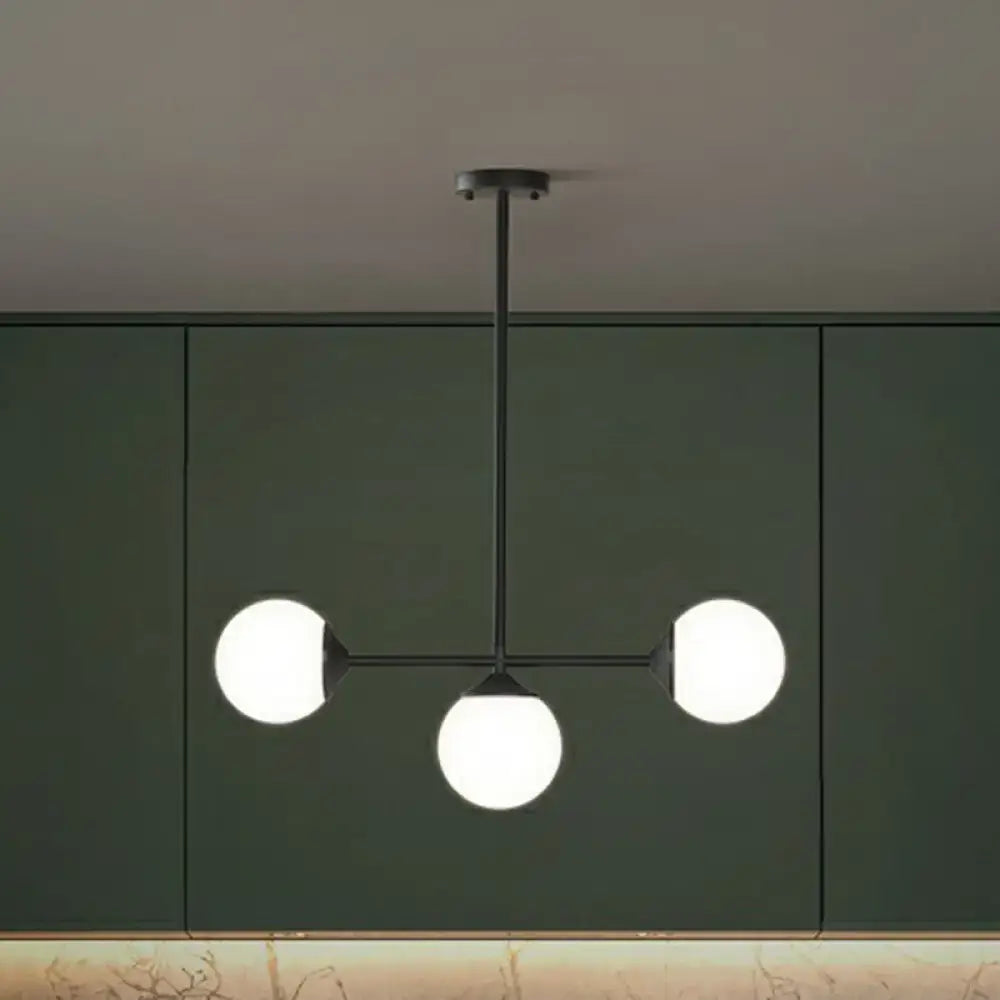 Gold Opaline Glass Pendant
