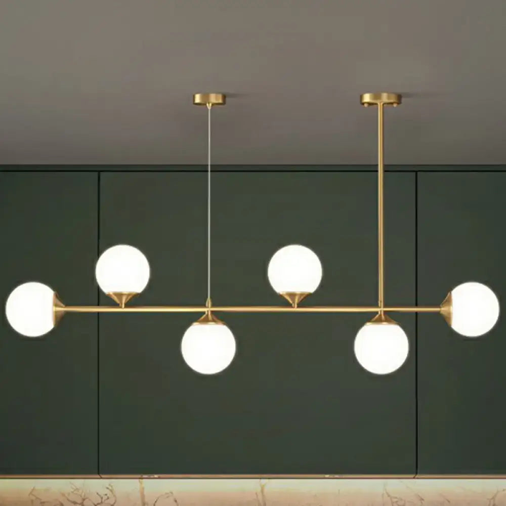 Gold Opaline Glass Pendant