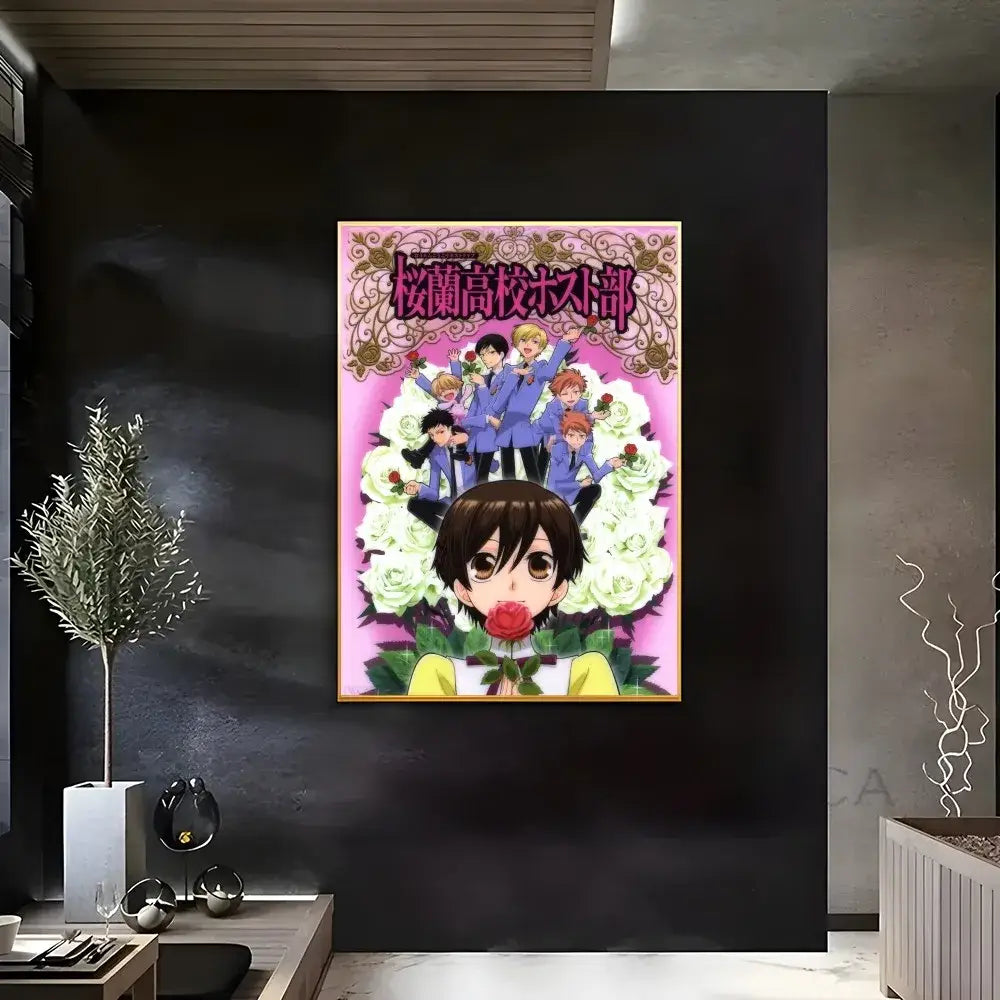 Pink Anime Poster Art
