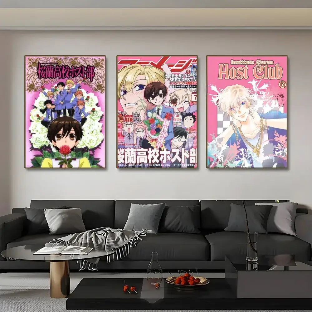 Pink Anime Poster Art