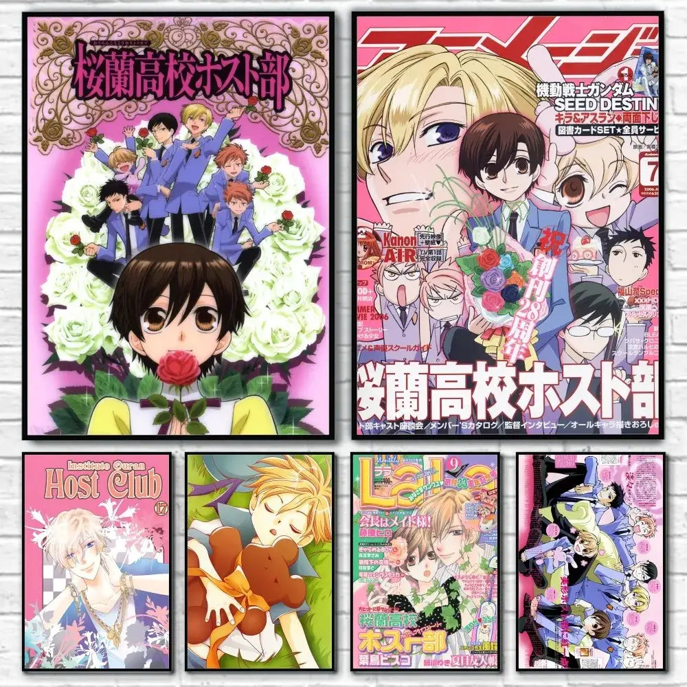Pink Anime Poster Art