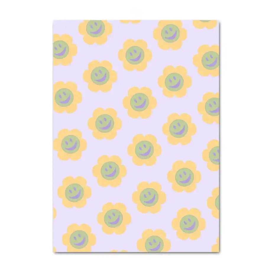 Pink Purple Floral Poster