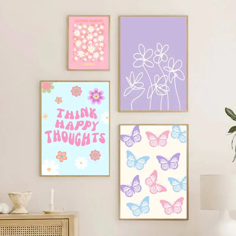 Blue Pink Eye Poster