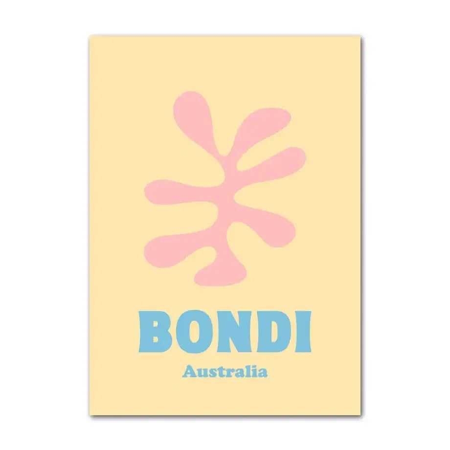 Blue Pink Eye Poster