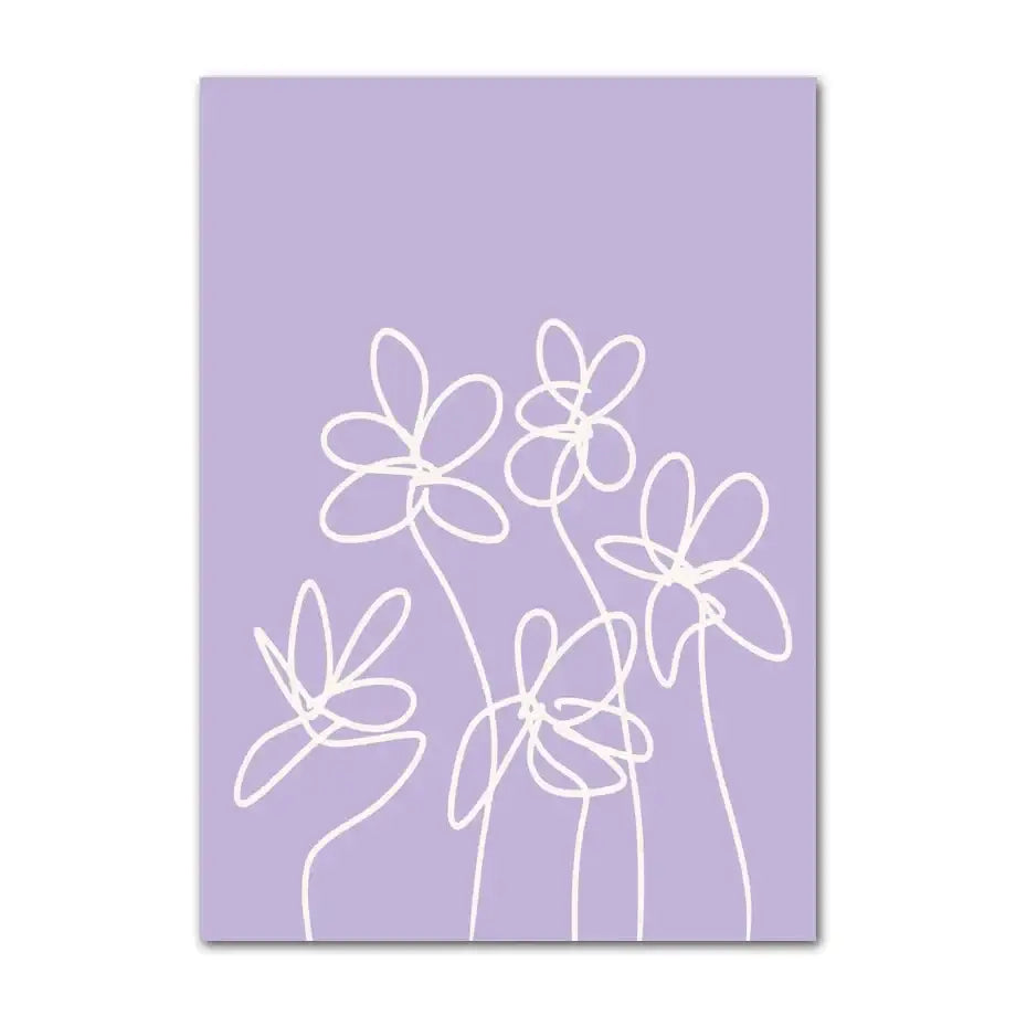 Pastel Flower Market Poster